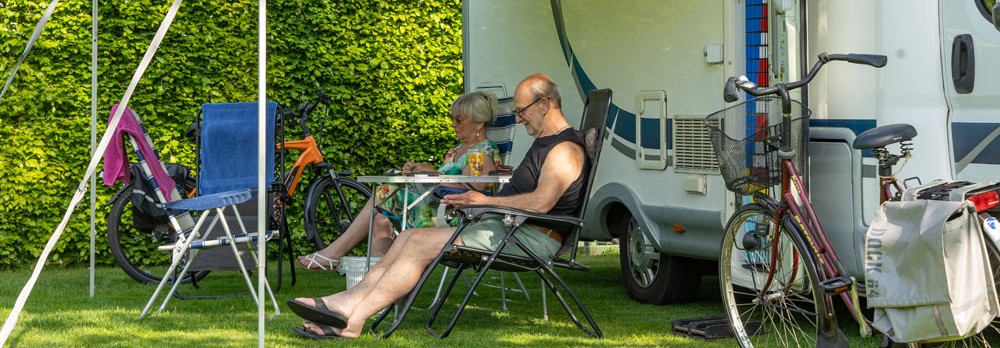 Beeld van de camping 